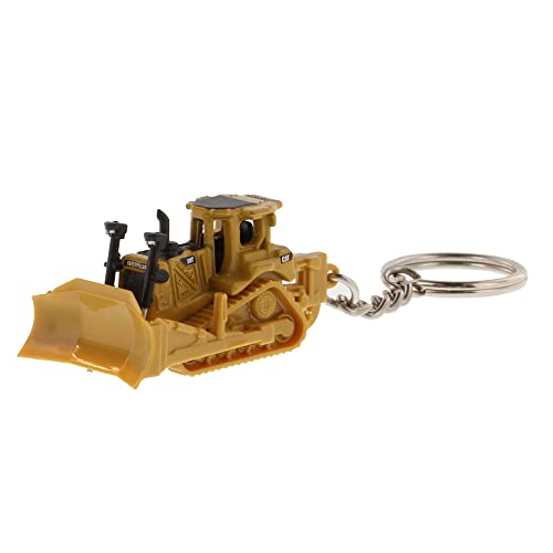 Caterpillar- Diecast Masters 85984-Caterpillar Dozer D8T, Portachiavi In Metallo, Colore Yellow, 85984