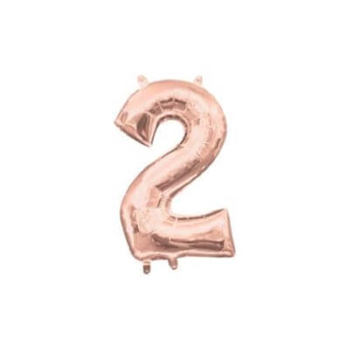 16In: '2' Rose Gold