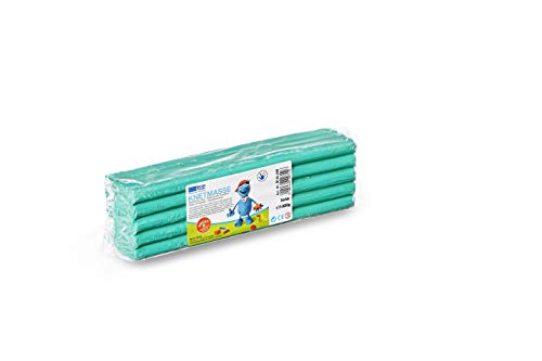 Becks Plastilin 1000 G Modelling Clay Pack (Turquoise/Blue), Colore, B100498