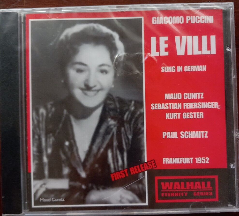 CD Giacomo Puccini Le Villi Walhall  2006 First Release Nuovo Sigillato
