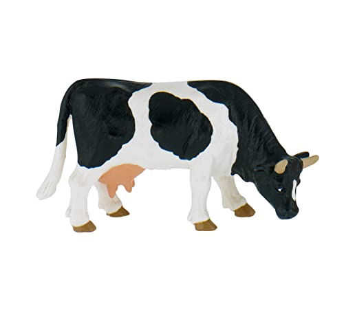 Bullyland 62442-Figura, Mucca Liesel Nera-Bianca, Alta Circa 6,5 Cm, Figura Dipinta A Mano, Senza Pvc, Per Bambini Per Il Gioco D'Immaginazione, Color