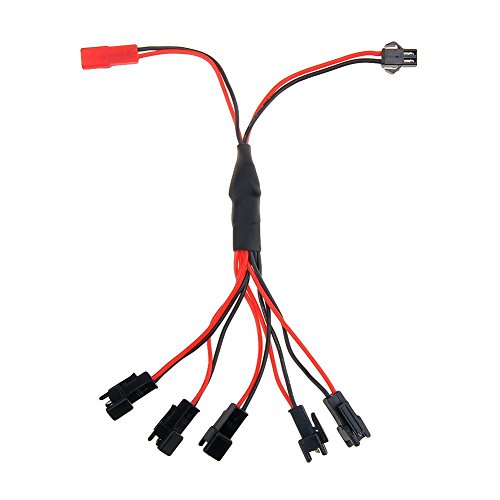 Yunique Italia 1 Pezzo Dfd F182 F183 F187 Jjrc H8C H8D Rc Quadricottero Ricambio Cavo Caricatore Batterie 2-5 Mutiuscita Jst + Sm Plug