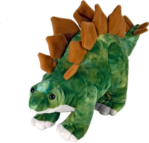 Wild Republic Dinosauria Mini Stegosaurus, Dinosauro Di Peluche, Pupazzo Dinosauro, Peluche Per Regalo Di Compleanno, Imbottitura Realizzata Partendo