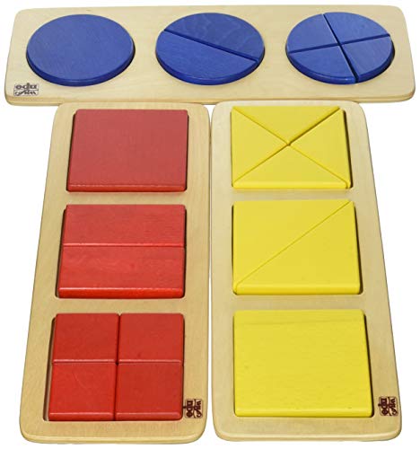Edufun – Set 3 Forme Cerchi Quadrati, Ef 91002/3/4, Multicolore