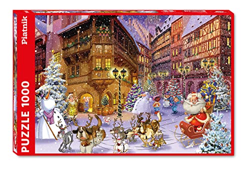 Piatnik- Ruyer-Puzzle Da 1000 Pezzi Con Villaggio Di Natale, 5546