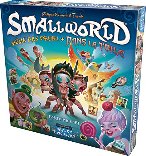Small World Days Of Wonder Extension Power Pack N. 1 - Nemmeno Paura + Sulla Tela | Gioco Da Tavolo