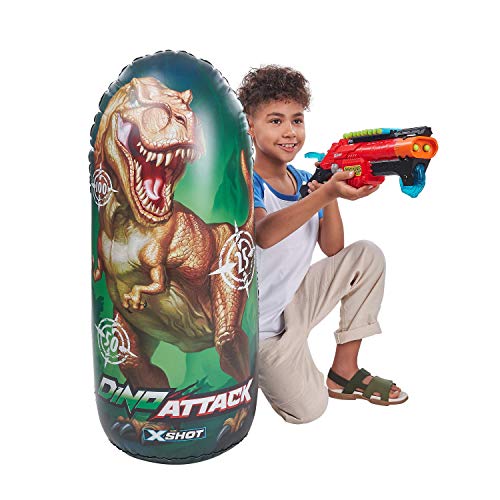 Xshot-Zuru X-Shot Attack Dino Target Gonfiabile, 4862, Multicolore, One Size