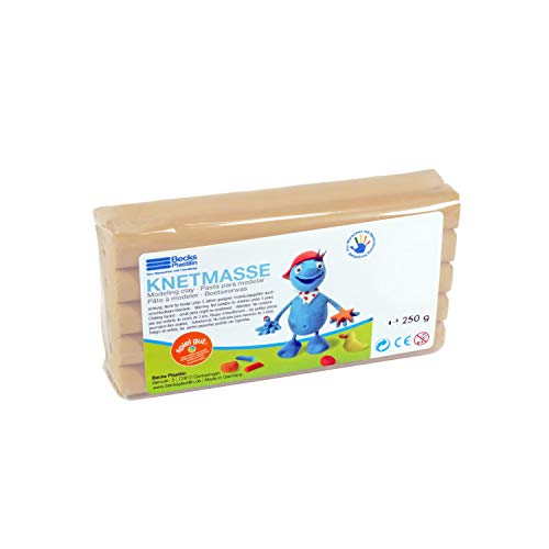 Becks Plastilin 250 G Modelling Clay Pack (Natural/Clear), Colore Multi-Colour, B100463