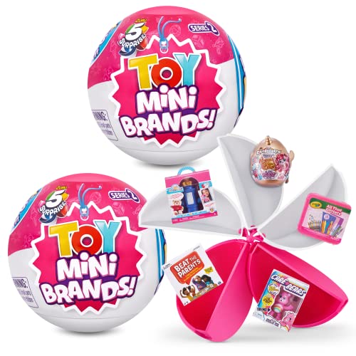 5 Surprise Toy Mini Brands Series 2 Capsule Collectible Toy (2 Pack) By Zuru