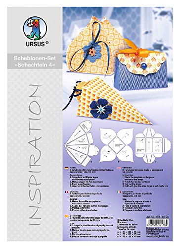Ursus 55830099 - Inspiration, Set Di 3 Modelli Per Scatoline Regalo