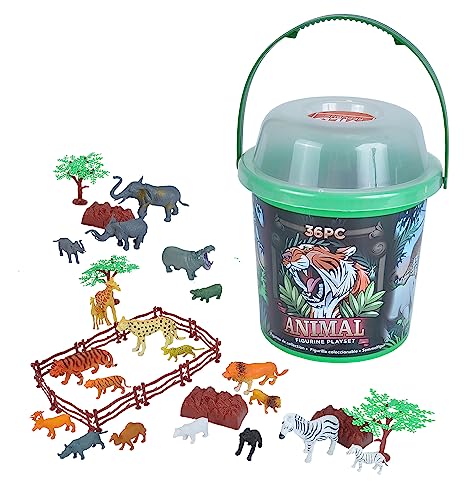Wild Republic- Bucket Animale, Colore, 22112