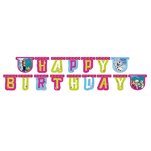 Ghirlanda Festone Happy Birthday Frozen Disney