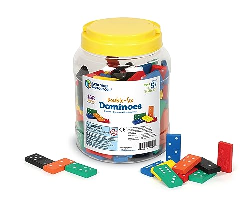 Learning Resources Domino Doppio Sei In Legno