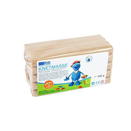Becks Plastilin 500 G Modelling Clay Pack (Clear), Colore, B100477