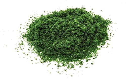 Hornby- Flockage-Dark Green Acessories-Materiali Scenic, Multicolore, R7158