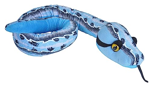Wild Republic Plush Snake-54, Colore Slipstream Blu, 22189