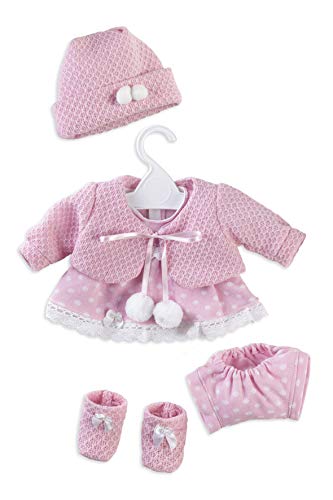 Muñecas Berbesa- Set Vestito E Giacca, Colore Pink, Small, T5110