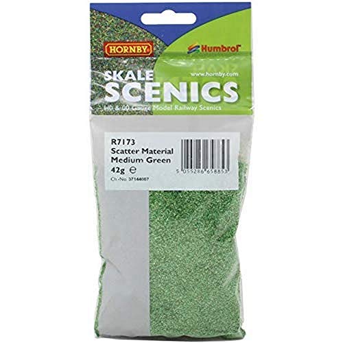 Hornby- Scatter-Medium Green Acessories-Materiali Scenic, Multicolore, R7173