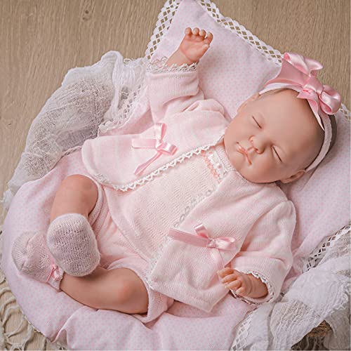 Jc Toys - Bambola Reborn Babylin Di Berenguer Classics Edizione Limitata, Neonata 46 Cm, In Vinile Morbido, Ragazza, Fatta A Mano, Prodotta In Spagna,