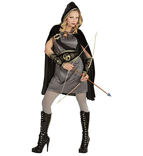 "Archer" (Dress, Belt, Sash With Buckle, Arm Bands, Hooded Cape) - (L)