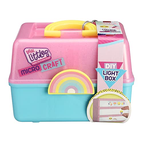 Cefa Toys- Real Littles Mini Cassetti Attività Scatola Luce, Colore Blu E Viola, 00257