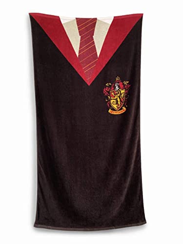Groovy Gryffindor Gown Harry Potter Towel 75Cm X 150Cm, Cotton, One Size