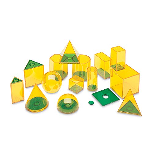 Learning Resources Forme Relazionate Geosolids, Risorsa Di Matematica 3D Per La Classe Per Apprendere Le Forme E I Volumi, Dagli 8 Anni In Su