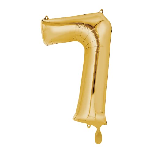Ballon 66Cm Chiffre 7 Or