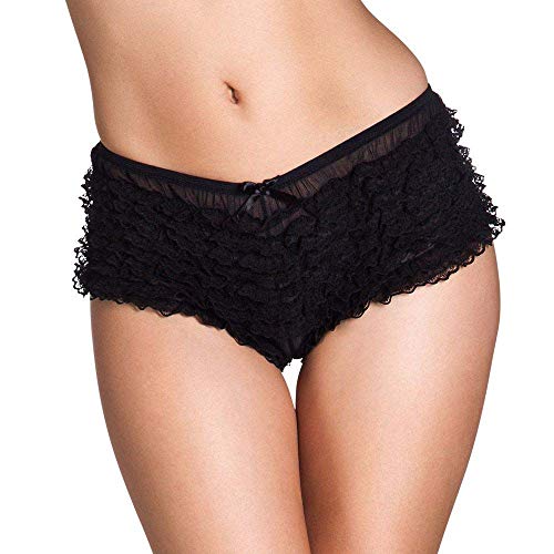 Boland- Hot Pants Lace Per Adulti, Nero, M, 01860