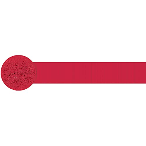 Apple Red Crepe Streamers 4.4.Cm X 24.7M