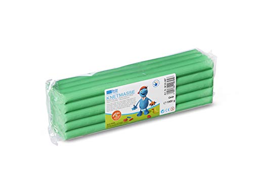 Becks Plastilin 1000 G Modelling Clay Pack (Green), Colore, B100497