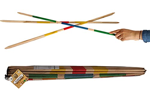 Planète Bois - Mikado Gigante - Fsc - 140787 - Da 2 A 6 Giocatori - Multicolore - Legno - Gioco Per Bambini - Gioco Da Tavolo - Gioco Di Abilità - Gio