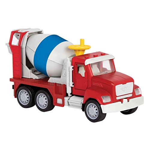 Driven By Battat - Micro Camion Di Cemento - Betoniera Giocattolo Con Effetti Luminosi E Sonori Per Bambini, Dai 4 Anni+