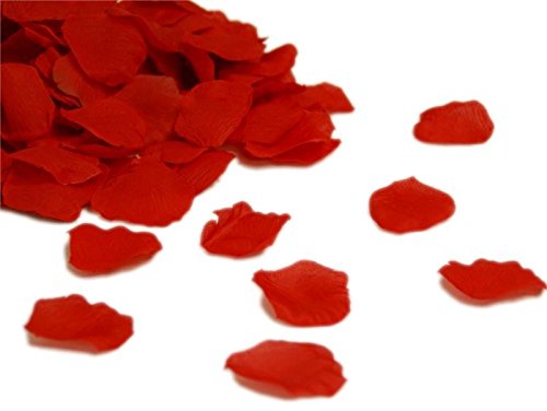 Mactrade Petali Di Rosa Pack 288Pz-Matrimonio Love Sexy Hot Compleanno Festa Party-100 Gr, Colore Rosso, 7203