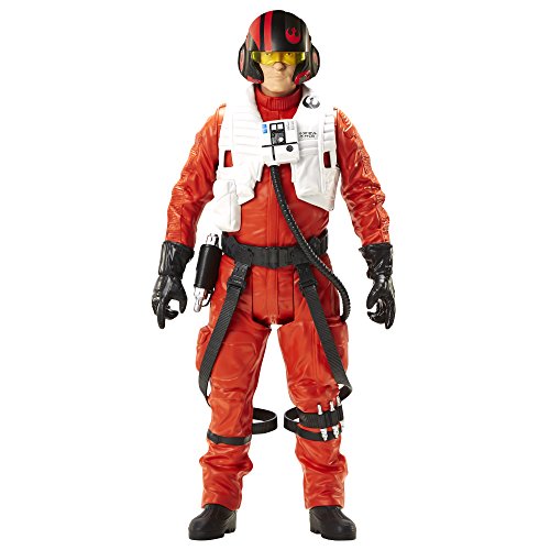 Star Wars - Action Figure Di Poe Dameron, Episodio Vii - Il Risveglio Della Forza Si Risveglia, Ca. 46 Cm