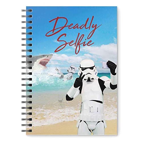 Sd Toys- Cuaderno A5 Does Not Apply Stormtrooper-Quaderno A Spirale Deadly Selfie Original, Multicolore, One Size, Sdtost24068