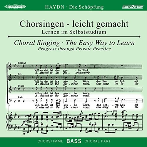 Chorstimme Bass Die Schöpfung Hob.XXI:2, Chorstimme Bass (CD)