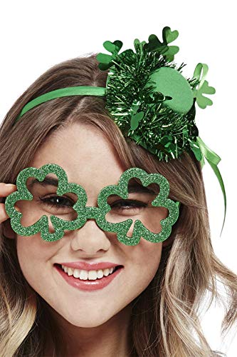 Paddy'S Day Shamrock Glitter Party Specs