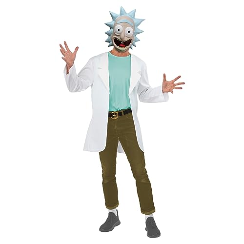 Rubie'S 703124M Costume Da Rick Morty Per Adulti, Da Uomo, Come Mostrato, M