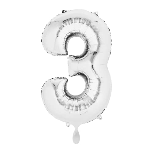Mid Size Number 3 Silver