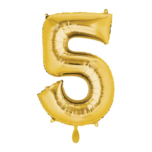 Mid Size Number 5 Gold