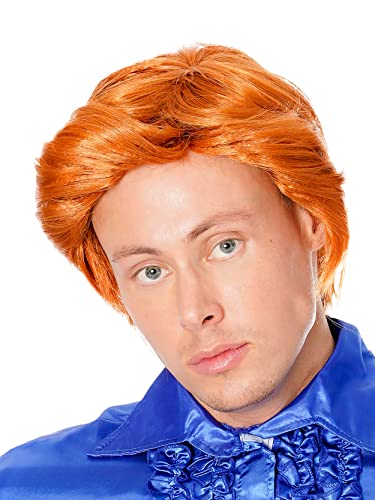 Bristol Novelty- Parrucca Tony Ginger | Per Gli Uomini | Bionda Accessorio, Colore Zenzero, Taglia Unica, Bw502