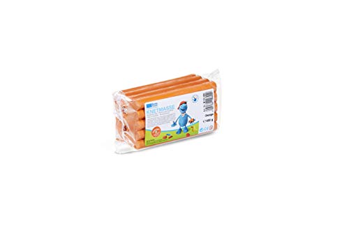 Becks Plastilin 500 G Modelling Clay Pack (Orange), Colore Multi-Colour, B100480