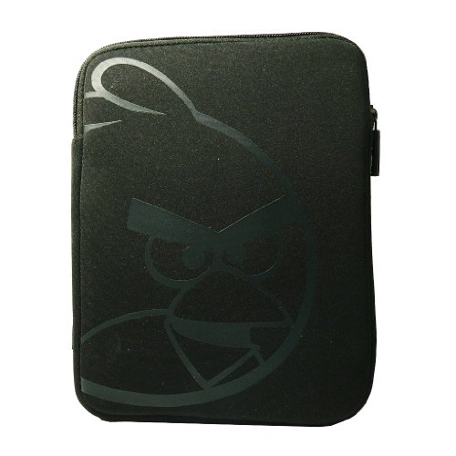 Angry Birds Custodia Ipad In Silicone, Nero