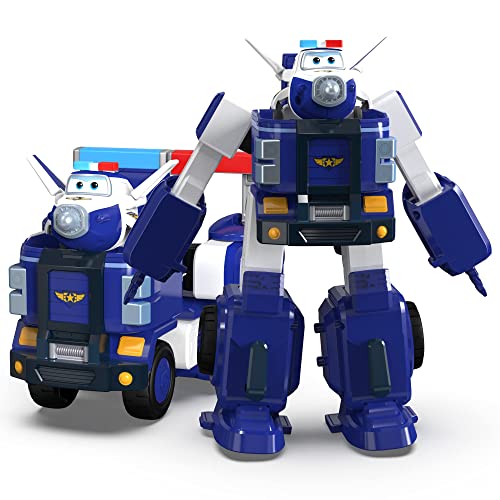 Super Wings-Eu720315-Transforming Jett Transforming Vehicles Paul, Colore Blu, One Size, Eu720315
