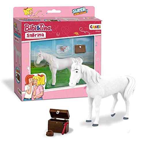 Craze Blocksberg Bibi E Tina Sabrina Collezionare E Giocare Figura Include Accessori Per Cavalli Set Di Giocattoli Della Fattoria Da 3 Anni 19153, Mul