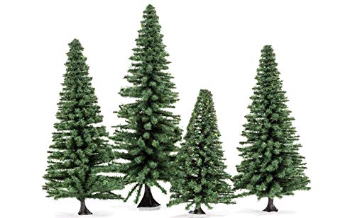 Hornby- Large Fir Trees Acessories-Materiali Scenic, Multicolore, R7206