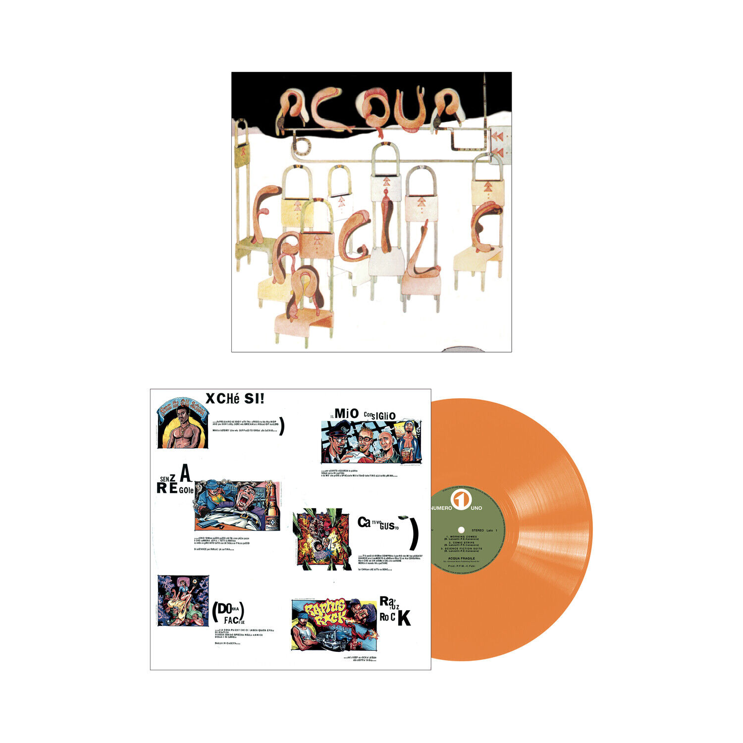Acqua Fragile Acqua Fragile Vinile Lp 180 Grammi Colorato Nuovo