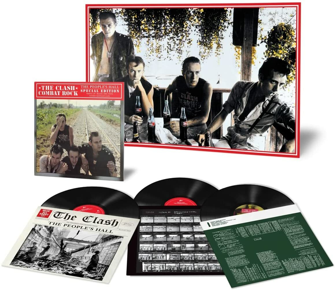 The Clash Combat Rock + The People's Hall Triplo Vinile Lp Nuovo Sigillato