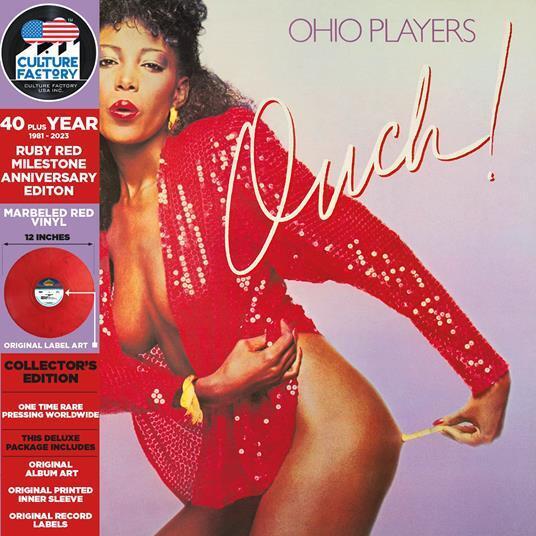 Ohio Players - Ouch limited Marbled Red Vinyl - Vinile